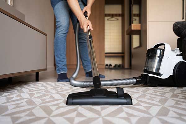چطور موکت را با وجود حیوان خانگی تمیز کنیم؟ 3 استفاده از جاروبرقی